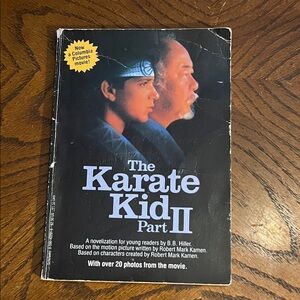 The Karate Kid kids book | The Katate Kid Part 2 novel | vintage 1986